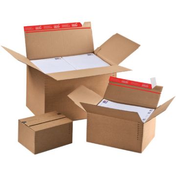 ColomPac Carton fond automatique, fermeture autocollante, A4 x10