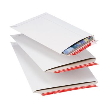 ColomPac Pochette d'expédition, en carton rigide A3, blanc x100