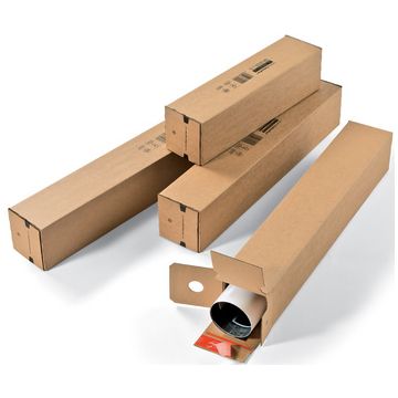 ColomPac Tube d'expédition, pour format A2, couleur: marron x10 ColomPac Tube d'expédition, pour format A2, couleur: marron x10