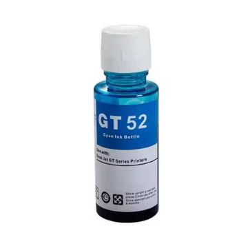 Cartouche compatible HP M0H54AE / GT52 - cyan