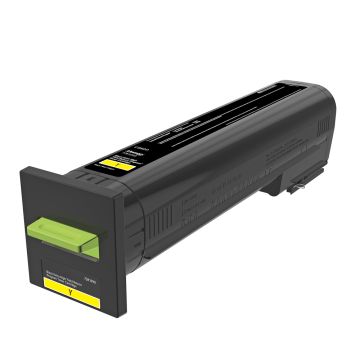 Toner compatible Lexmark 72K0X40 - jaune