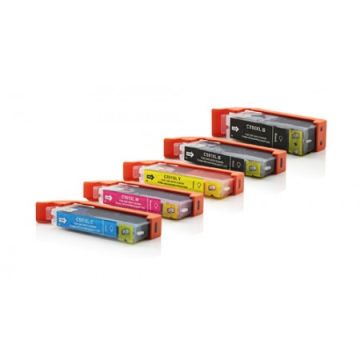 Compatibles Canon PGI550XL-CLI551XL - Cartouches d'encre Multipack 5 cartouches (PGI-550XL + CLI551XL BKCMY)