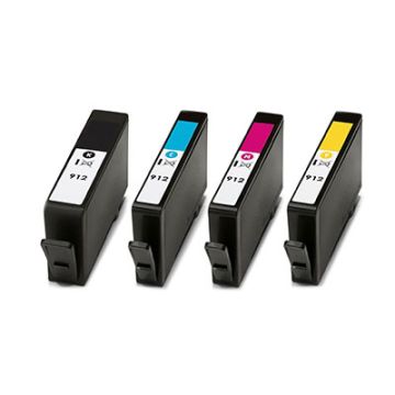 Compatibles HP 912XL / 3YP34AE - Cartouches d'encre Multipack 4 couleurs (BK,C,M,Y)