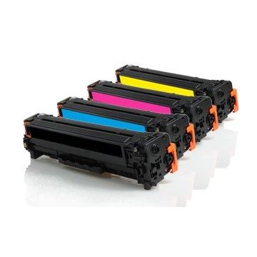 Compatibles HP 410X / CF410X-3 - Toners Multipack 4 couleurs (BK,C,M,Y)