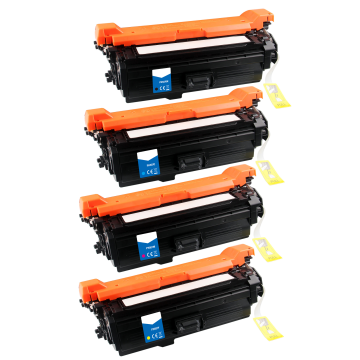 Toners compatibles - CE400X-A / 507X-A HP - BK,C,M,Y - pack de 4