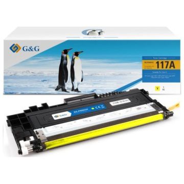 Toners compatibles - W2070-3 / 117A HP - BK,C,M,Y - pack de 4