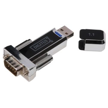 DIGITUS Adaptateur USB 1.1 - RS232, 1 Mbps