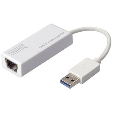DIGITUS Adaptateur USB 3.0 vers Gigabit Ethernet, blanc