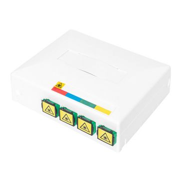 DIGITUS Boîtier vide FTTX  pour 4 x couplages SC SX