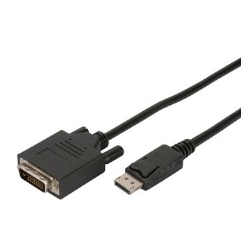 DIGITUS Câble adaptateur, DisplayPort - DVI-D, 2,0 m, noir
