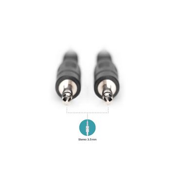 DIGITUS Câble audio, 2x jack 3,5 mm, 1,5 m