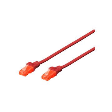 DIGITUS Câble de brassage, Cat. 6, U/UTP, 0,5 m, blanc