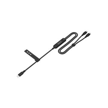 DIGITUS Câble de charge USB-C 2 en 1, 140 W, 1,8 m, noir