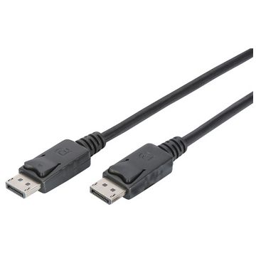 DIGITUS Câble de raccordement DisplayPort 1.2, 3,0 m, noir