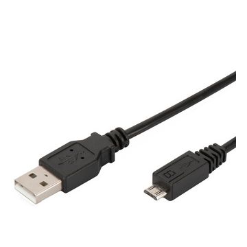 DIGITUS Câble de raccordement USB 2.0, USB-A - USB-B micro