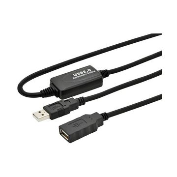 DIGITUS Câble de rallonge USB, mâle-femelle, 10 m,USB-A mâle