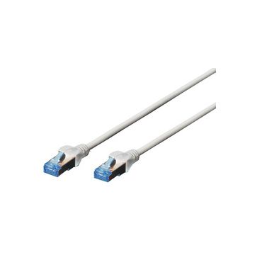 DIGITUS Câble patch Cat. 5e, SF/UTP, 15,0 m, gris