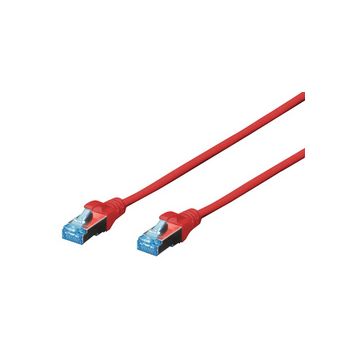 DIGITUS Câble patch Cat. 5e, SF/UTP, 2,0 m, rouge