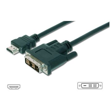 DIGITUS Câble pour moniteur HDMI - DVI-D 18+1, 2,0 m DIGITUS Câble pour moniteur HDMI - DVI-D 18+1, 2,0 m