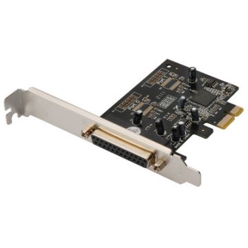 DIGITUS Carte PCI Express parallèle, 1 port + Low Profile