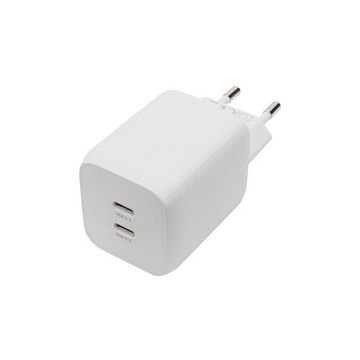 DIGITUS Chargeur USB, 2x USB-C, 65 watts, blanc