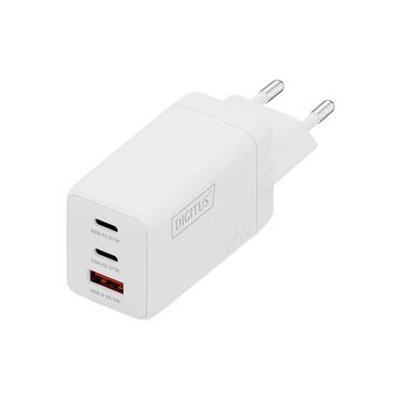 DIGITUS Chargeur secteur USB GaN, 2x USB-C / 1x USB-A, 67 W