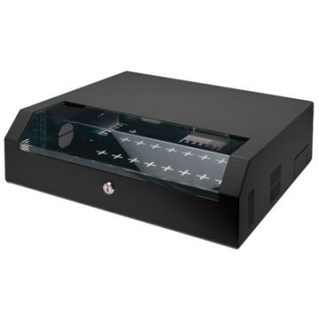 DIGITUS Coffret mural 19" SoHo Slim, 5 U, noir