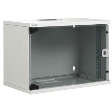 DIGITUS Coffret mural 19" SoHo, 9 U, démonté, gris