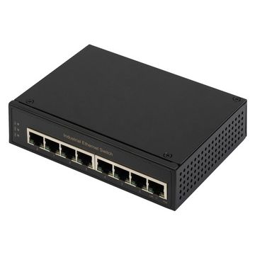 DIGITUS Commutateur Gigabit Ethernet industriel, 8 ports