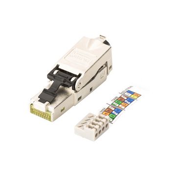 DIGITUS Connecteur RJ45, cat. 6A, STP avec capuchon