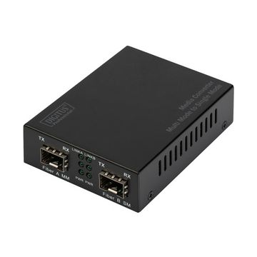 DIGITUS Convertisseur de média Gigabit multimode/monomode