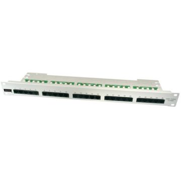 DIGITUS Panneau de brassage RNIS 19", CAT 3, 25 ports RJ45,