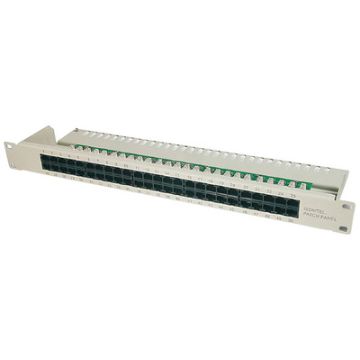 DIGITUS Panneau de brassage RNIS 19", CAT 3, 50 ports RJ45,