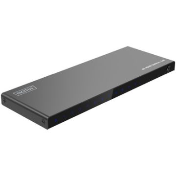 DIGITUS Répartiteur HDMI 4K, 1x8, 4K/60Hz HDCP 2.2, noir