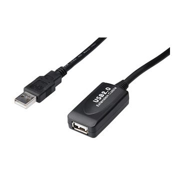 DIGITUS Rallonge USB, mâle - femelle, 15,0 m,