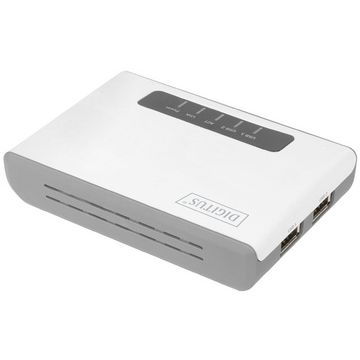 DIGITUS Serveur réseau multifonctions sans fil 2 ports USB