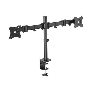 DIGITUS Support double écran universel, fixation par serrage