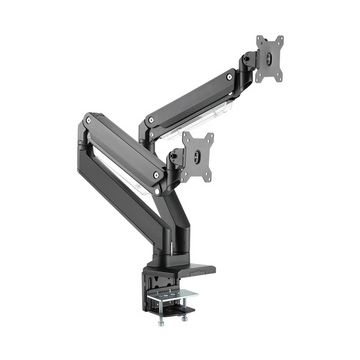 DIGITUS Support double écran universel, fixation par serrage