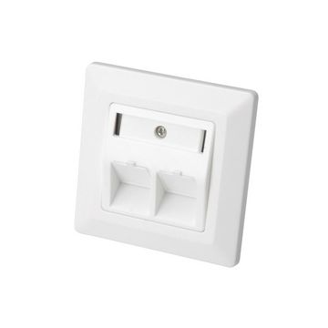 DIGITUS Boîtier vide pour module Keystone, 2 compartiments