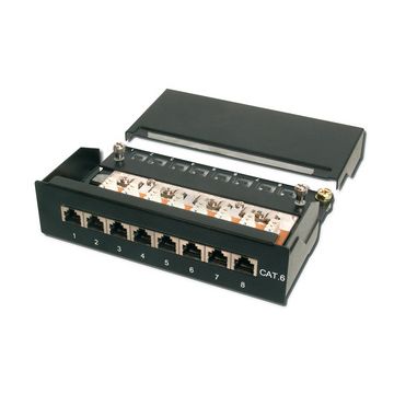 DIGITUS panneau de brassage bureau cat.6, Classe E, blindé,