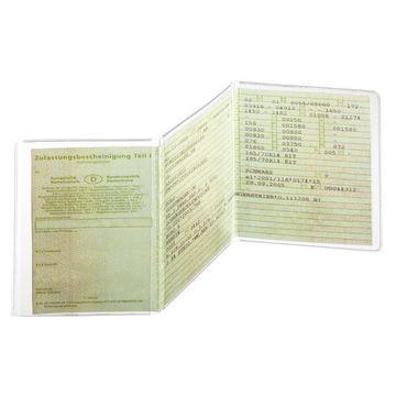DURABLE Ausweishülle, aus PP, dreiteilig, transparent