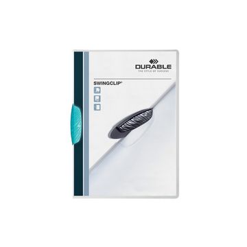 DURABLE Chemise à clip SWINGCLIP, format A4, clip bleu