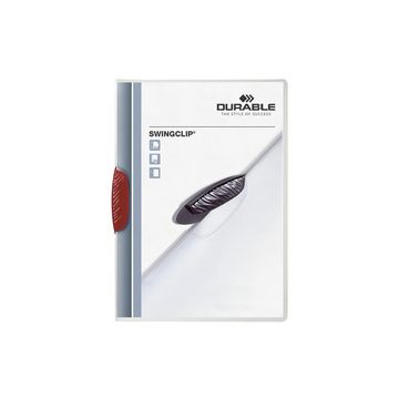 DURABLE Chemise à clip SWINGCLIP, format A4, clip rouge DURABLE Chemise à clip SWINGCLIP, format A4, clip rouge