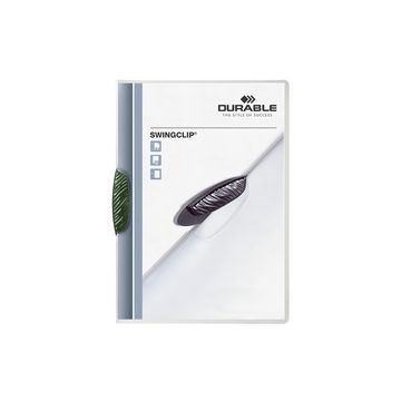 DURABLE Chemise à clip SWINGCLIP, format A4, clip vert DURABLE Chemise à clip SWINGCLIP, format A4, clip vert
