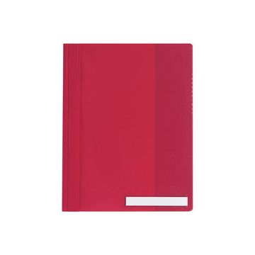 DURABLE Chemise à lamelle, A4, PVC, rouge