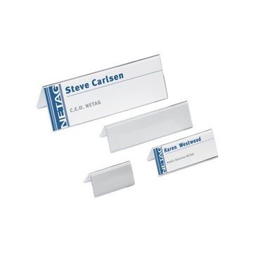 DURABLE Chevalet porte-nom, en acrylique, transparent