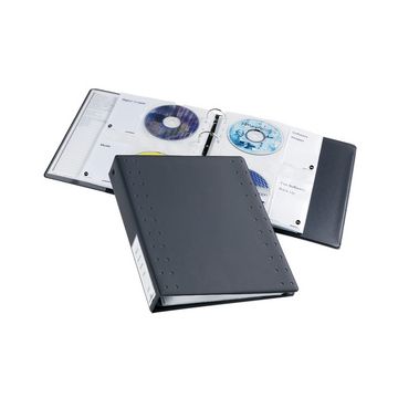 DURABLE Classeur à anneaux CD-/DVD INDEX, 40 CD, anthracite DURABLE Classeur à anneaux CD-/DVD INDEX, 40 CD, anthracite