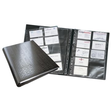 DURABLE Classeur à anneaux pour cartes de visite VISIFIX