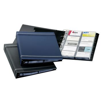 DURABLE Classeur à anneaux pour cartes de visite VISIFIX, A4