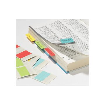 DURABLE Note adhésive Quick Tab Duo, en PET, couleurs
